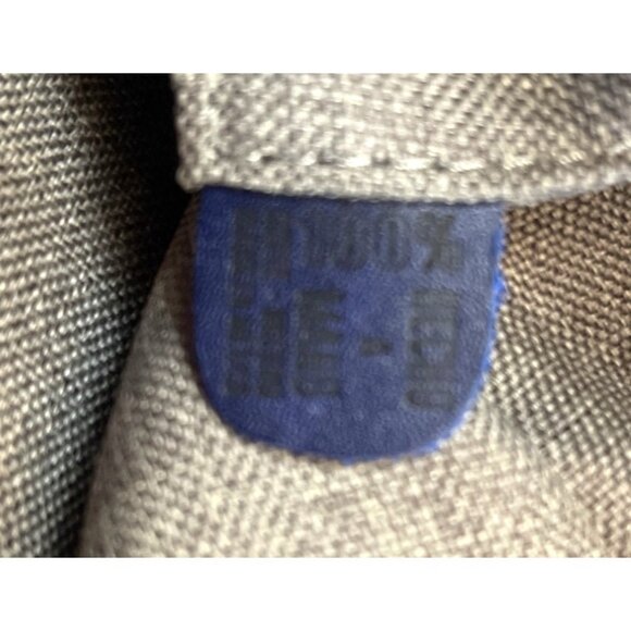 Liodu Blue Leather Backpack With Buckle Strap & Zipper Pockets - Picture 9 of 11